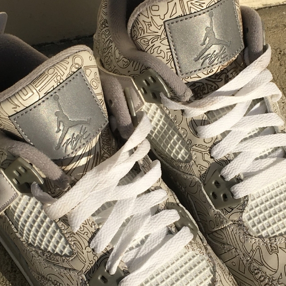 Jordan Shoes Air Jordan Laser 4 Retro 25 7 Youth Poshmark